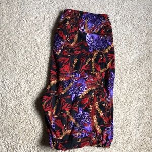LulaRoe TC Leggings- Purple Jaguar- Hard to Find
